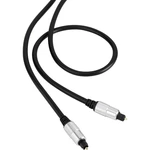 Toslink digitálny audio prepojovací kábel [1x Toslink zástrčka (ODT) - 1x Toslink zástrčka (ODT)] 1.50 m čierna SuperSof