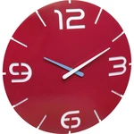TFA Dostmann 60.3047.05 Quartz nástenné hodiny 35 cm x 3.5 cm  červená