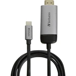 Verbatim USB-C™ káblový adaptér [1x USB-C ™ zástrčka - 1x HDMI zástrčka] 49144