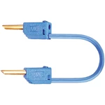 Stäubli LK2-F 60cm bl merací kábel [lamelový zástrčka 2 mm  - lamelový zástrčka 2 mm ] 0.60 m modrá 1 ks