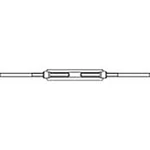 TOOLCRAFT TO-6866019 napínacia matica s dvoma zváracími koncami M6 ocel pozinkované DIN 1480 1 ks