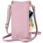 Puzdro na mobil CellularLine Mini Bag na krk (MINIBAGP) ružové Praktické pouzdro na krk Cellularline Mini Bag v luxusním designu je vhodné pro uschová