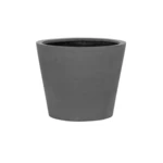 Kvetináč Bucket, farba sivá, viac veľkostí - PotteryPots Velikost: M - v. 50 cm, ⌀ 58 cm