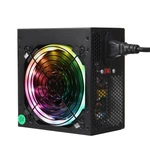 800W PC Power Supply RGB LED 12CM Silent Cooling Fan ATX 12V 24Pin PC Desktop Computer Power Supply PCI SATAfor AMD In
