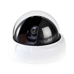 Maketa zabezpečovacie kamery Nedis s blikající LED, dome, vnitřní (DUMCD10WT) atrapa IP kamery • LED dióda