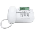 Domáci telefón Gigaset DA611 (S30350-S212-R122) biely bezdrôtový telefón • trojriadkový displej • telefónny zoznam až pre 100 kontaktov • zoznam zmešk