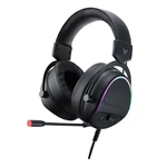 Rapoo VH650 Wired Gaming Headset Virtual 7.1 Channel 50MM Sound Unit RGB Backlit Headphone with 360° Adjustable Noise-Ca