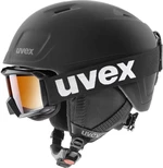 UVEX Heyya Pro Set Pure Black 54-58 cm Kask narciarski