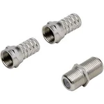 BKL Electronic 0403527 F zástrčka, F zásuvka vytahovací, F zásuvka, průměr lanka 5.20 mm