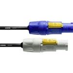 Napájecí kabel Cordial CFCA 1,5 FCB CFCA 1,5 FCB [1x zástrčka PowerCon - 1x zástrčka PowerCon], 1.50 m, modrá, bílá