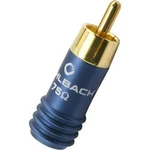 Cinch zástrčka Oehlbach Cover Connector 75 Ω, modrá