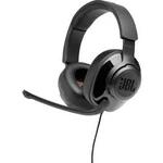 JBL Harman QUANTUM 300 herní headset na kabel přes uši, jack 3,5 mm, s USB, černá
