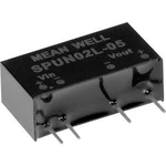 DC/DC měnič napětí do auta Mean Well DPUN02L-05, +5 V/DC, -5 V/DC, +200 mA, 2 W, Počet výstupů 2 x