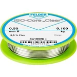 Pájecí cín Felder Löttechnik ISO-Core "Clear" Sn100Ni+, cívka, 0.100 kg, 0.5 mm