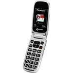 Geemarc CL8510 telefon pro seniory - véčko tlačítko SOS, nabíjecí stanice antracitová, stříbrná