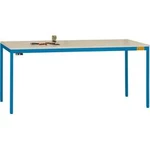 Manuflex LD1913.5007 ESD pracovní stůl UNIDESK s kaučuk deska, briliantově modrá RAL 5007, Šxhxv = 1600 x 800 x 720-730 mm