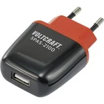 USB nabíječka VOLTCRAFT VC-11413285, nabíjecí proud 2100 mA, černá, červená