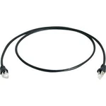 Síťový kabel RJ45 Telegärtner L00000A0077, CAT 6A, S/FTP, 0.50 m, černá
