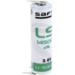 Speciální typ baterie AA pájecí kolíky ve tvaru U lithiová, Saft LS 14500 3PFRP, 2600 mAh, 3.6 V, 1 ks