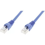 Síťový kabel RJ45 Telegärtner L00006D0093, CAT 5e, F/UTP, 50.00 m, modrá
