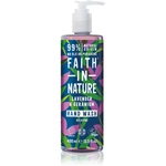 Faith In Nature Lavender & Geranium přírodní tekuté mýdlo na ruce s vůní levandule 400 ml