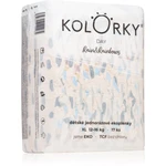 Kolorky Day Rain&Rainbow jednorázové EKO pleny velikost XL 12-16 Kg 17 ks