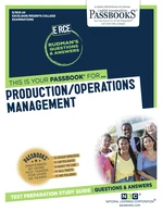 PRODUCTION/OPERATIONS MANAGEMENT