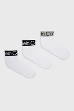 Ponožky Calvin Klein pánske, biela farba, 701218722