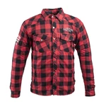 Flanelová košile W-TEC Black Heart Reginald s aramidem  červeno-černá  XXL