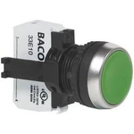 Tlačítko BACO L21AA02A (BAL21AA02A), 22,3 mm, 600 V, 10 A, šroubovací, zelená