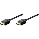 HDMI kabel Digitus [1x HDMI zástrčka - 1x HDMI zástrčka] černá 5.00 m