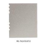 Koncovka McLED pro NV bez otvoru stříbrná barva ML-762.010.07.0