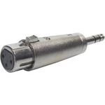 Adaptér Paccs HFA0147 [1x jack zástrčka 6,3 mm - 1x XLR zásuvka], stříbrná