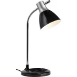 Stolní lampa úsporná žárovka E27 40 W Brilliant Jan 92762/06 černá