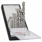 Sada vrtáku do betonu Bosch Accessories 2607010545 tvrdý kov válcová stopka, Ø 4 mm, 5 mm, 6 mm, 6 mm, 8 mm, 10 mm, 12 mm, 1 sada
