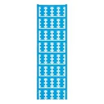 Conductor markers, MultiCard, 23 x 14 mm, Polyamide 66.6, Colour: Blue Weidmüller Počet markerů: 320 VT SFX 14/23 NEUTRAL BL V0Množství: 320 ks