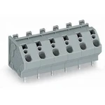 Pružinová svorkovnice WAGO 745-202/005-000, 4.00 mm², Pólů 2, šedá, 90 ks
