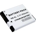 Náhradní baterie pro kamery Conrad Energy NB-8L, 3,7 V, 650 mAh