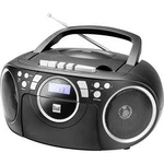 CD-rádio Dual P 70, AUX, CD, kazeta, černá