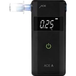 Alkohol tester ACE A, různé jednotky, alarm, vč. displeje, funkce odpočítávání, černá
