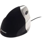 Optická ergonomická myš BakkerElkhuizen Evoluent 3 BNEEVR, ergonomická, černá, stříbrná