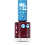 Rimmel Kind & Free lak na nehty odstín 157 Berry Opulence 8 ml