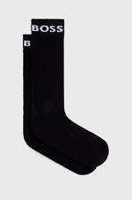 Ponožky BOSS pánske, čierna farba, 50469747