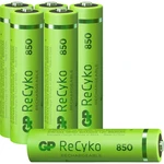 GP Batteries ReCyko+ HR03 4+2 gratis mikrotužkový akumulátor typu AAA  Ni-MH 850 mAh 1.2 V 6 ks