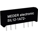 StandexMeder Electronics SIL12-1A72-71L relé s jazyčkovým kontaktom 1 spínací 12 V/DC 1 A 15 W SIL-4