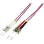 LogiLink FP4LT00 optické vlákno LWL prepojovací kábel  50/125 µ Multimode OM4 0.50 m