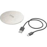Hama bezdrôtová indukčná nabíjačka 2000 mA FC10 Metal 00183380  Výstup Qi štandard biela