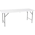 Perel folding table kempingový stolík biela FP183 Zaťažiteľnosť (hmotnosť) (max.) 100 kg