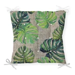 Sedák na stoličku Minimalist Cushion Covers Green Banana Leaves, 40 x 40 cm