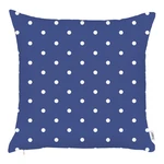 Modrá obliečka na vankúš Mike & Co. NEW YORK Little Dots, 43 × 43 cm